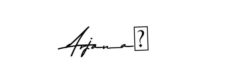 Make a beautiful signature design for name Arjana♡. With this signature (Asem Kandis PERSONAL USE) style, you can create a handwritten signature for free. Arjana♡ signature style 9 images and pictures png