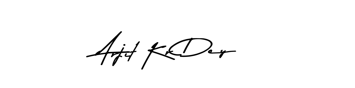 Arjit Kr Dey stylish signature style. Best Handwritten Sign (Asem Kandis PERSONAL USE) for my name. Handwritten Signature Collection Ideas for my name Arjit Kr Dey. Arjit Kr Dey signature style 9 images and pictures png