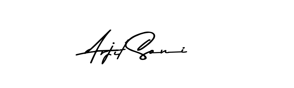 Make a beautiful signature design for name Arjit Soni. Use this online signature maker to create a handwritten signature for free. Arjit Soni signature style 9 images and pictures png