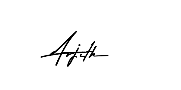 Design your own signature with our free online signature maker. With this signature software, you can create a handwritten (Asem Kandis PERSONAL USE) signature for name Arjith. Arjith signature style 9 images and pictures png