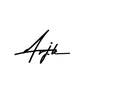 Create a beautiful signature design for name Arjk. With this signature (Asem Kandis PERSONAL USE) fonts, you can make a handwritten signature for free. Arjk signature style 9 images and pictures png