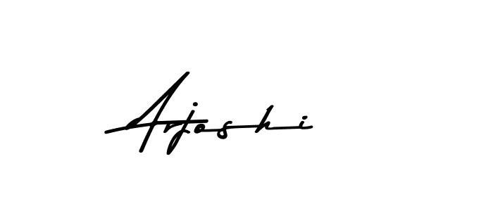 Use a signature maker to create a handwritten signature online. With this signature software, you can design (Asem Kandis PERSONAL USE) your own signature for name Arjoshi. Arjoshi signature style 9 images and pictures png