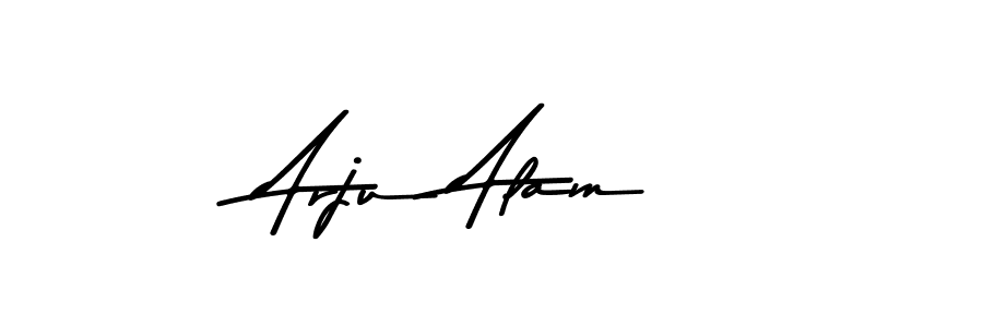 Make a beautiful signature design for name Arju Alam. With this signature (Asem Kandis PERSONAL USE) style, you can create a handwritten signature for free. Arju Alam signature style 9 images and pictures png