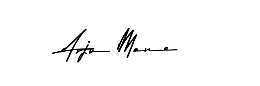 How to make Arju Mone name signature. Use Asem Kandis PERSONAL USE style for creating short signs online. This is the latest handwritten sign. Arju Mone signature style 9 images and pictures png