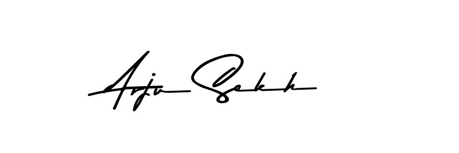 How to make Arju Sekh signature? Asem Kandis PERSONAL USE is a professional autograph style. Create handwritten signature for Arju Sekh name. Arju Sekh signature style 9 images and pictures png