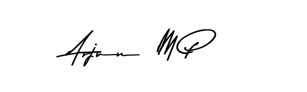 Here are the top 10 professional signature styles for the name Arjun  M P. These are the best autograph styles you can use for your name. Arjun  M P signature style 9 images and pictures png