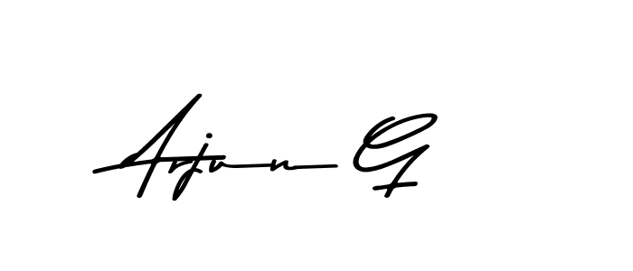 Design your own signature with our free online signature maker. With this signature software, you can create a handwritten (Asem Kandis PERSONAL USE) signature for name Arjun G. Arjun G signature style 9 images and pictures png