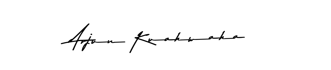 Make a beautiful signature design for name Arjun Kuahwaha. With this signature (Asem Kandis PERSONAL USE) style, you can create a handwritten signature for free. Arjun Kuahwaha signature style 9 images and pictures png