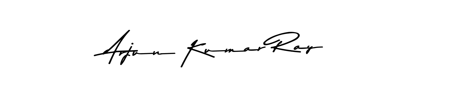 Make a beautiful signature design for name Arjun Kumar Ray. With this signature (Asem Kandis PERSONAL USE) style, you can create a handwritten signature for free. Arjun Kumar Ray signature style 9 images and pictures png