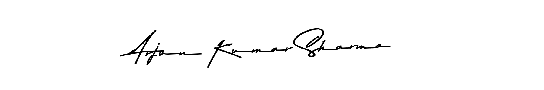 Create a beautiful signature design for name Arjun Kumar Sharma. With this signature (Asem Kandis PERSONAL USE) fonts, you can make a handwritten signature for free. Arjun Kumar Sharma signature style 9 images and pictures png