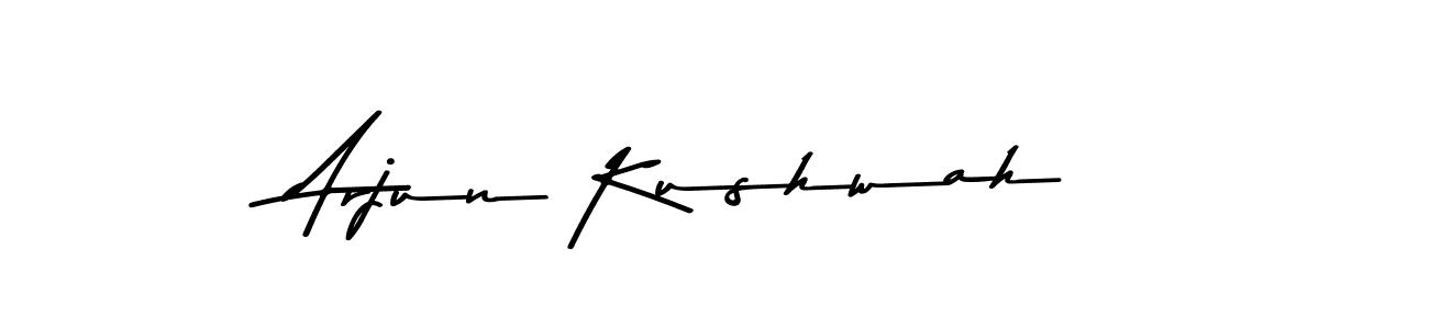 Make a beautiful signature design for name Arjun Kushwah. With this signature (Asem Kandis PERSONAL USE) style, you can create a handwritten signature for free. Arjun Kushwah signature style 9 images and pictures png
