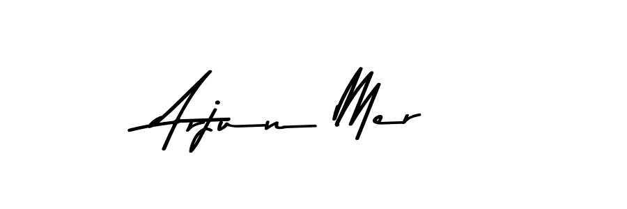 Use a signature maker to create a handwritten signature online. With this signature software, you can design (Asem Kandis PERSONAL USE) your own signature for name Arjun Mer. Arjun Mer signature style 9 images and pictures png