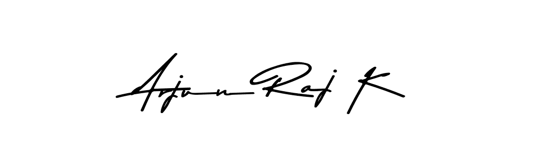 The best way (Asem Kandis PERSONAL USE) to make a short signature is to pick only two or three words in your name. The name Arjun Raj K include a total of six letters. For converting this name. Arjun Raj K signature style 9 images and pictures png