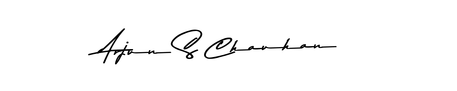 Arjun S Chauhan stylish signature style. Best Handwritten Sign (Asem Kandis PERSONAL USE) for my name. Handwritten Signature Collection Ideas for my name Arjun S Chauhan. Arjun S Chauhan signature style 9 images and pictures png