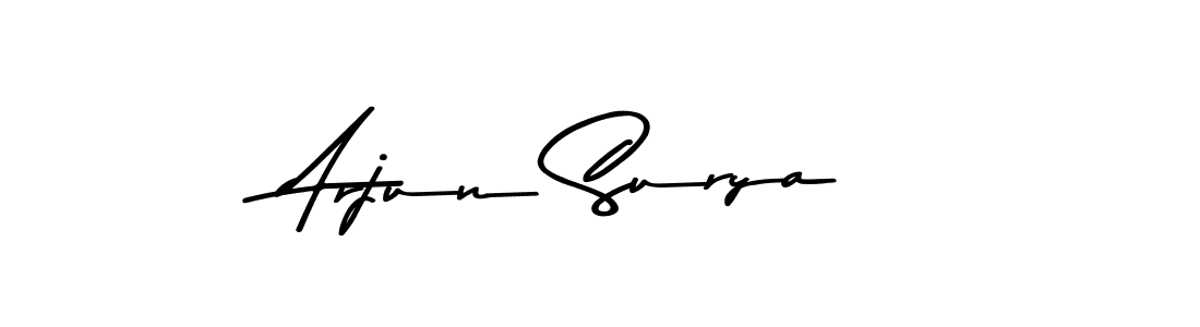 Use a signature maker to create a handwritten signature online. With this signature software, you can design (Asem Kandis PERSONAL USE) your own signature for name Arjun Surya. Arjun Surya signature style 9 images and pictures png