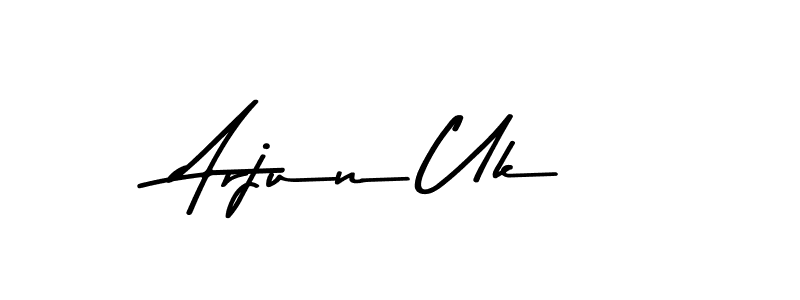 The best way (Asem Kandis PERSONAL USE) to make a short signature is to pick only two or three words in your name. The name Arjun Uk include a total of six letters. For converting this name. Arjun Uk signature style 9 images and pictures png