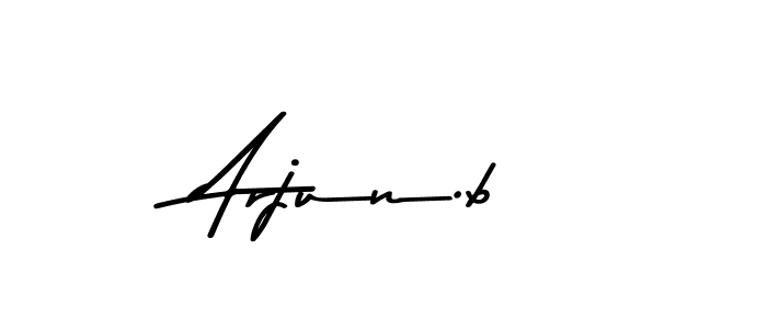 Asem Kandis PERSONAL USE is a professional signature style that is perfect for those who want to add a touch of class to their signature. It is also a great choice for those who want to make their signature more unique. Get Arjun.b name to fancy signature for free. Arjun.b signature style 9 images and pictures png