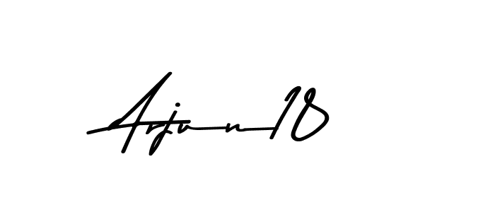 Make a beautiful signature design for name Arjun18. With this signature (Asem Kandis PERSONAL USE) style, you can create a handwritten signature for free. Arjun18 signature style 9 images and pictures png