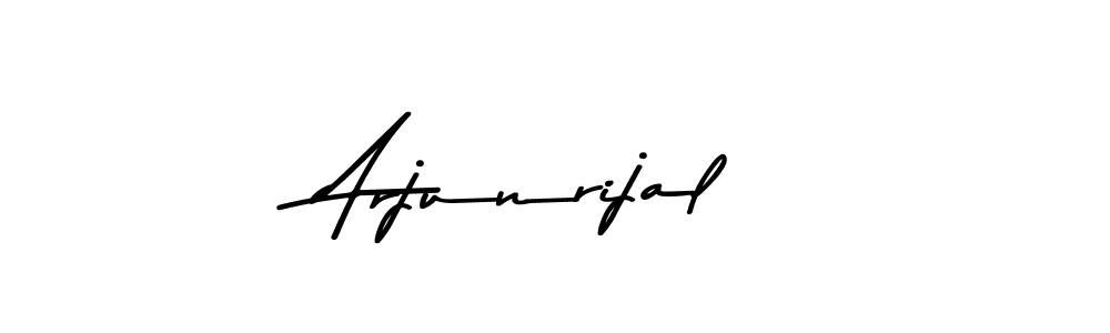 Here are the top 10 professional signature styles for the name Arjunrijal. These are the best autograph styles you can use for your name. Arjunrijal signature style 9 images and pictures png