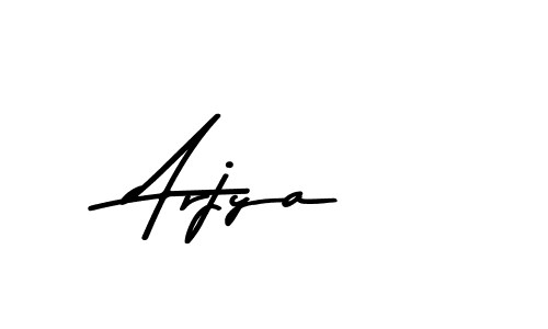 Similarly Asem Kandis PERSONAL USE is the best handwritten signature design. Signature creator online .You can use it as an online autograph creator for name Arjya. Arjya signature style 9 images and pictures png