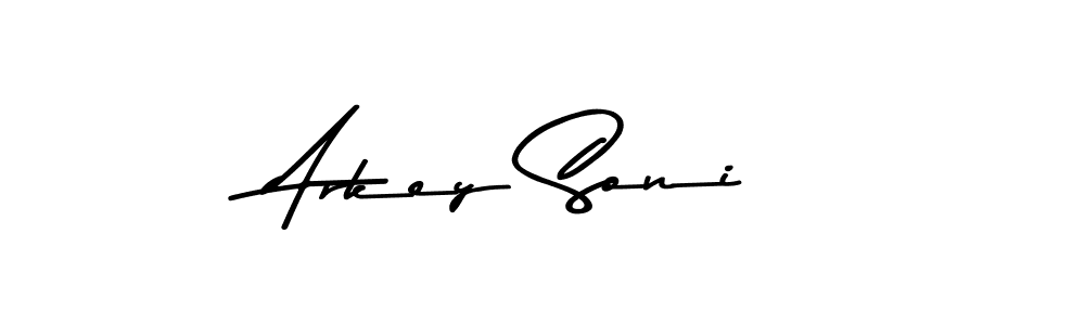 Similarly Asem Kandis PERSONAL USE is the best handwritten signature design. Signature creator online .You can use it as an online autograph creator for name Arkey Soni. Arkey Soni signature style 9 images and pictures png