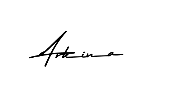 Use a signature maker to create a handwritten signature online. With this signature software, you can design (Asem Kandis PERSONAL USE) your own signature for name Arkina. Arkina signature style 9 images and pictures png