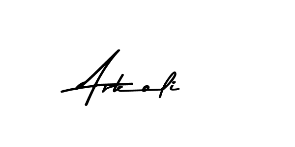 Make a beautiful signature design for name Arkoli. Use this online signature maker to create a handwritten signature for free. Arkoli signature style 9 images and pictures png