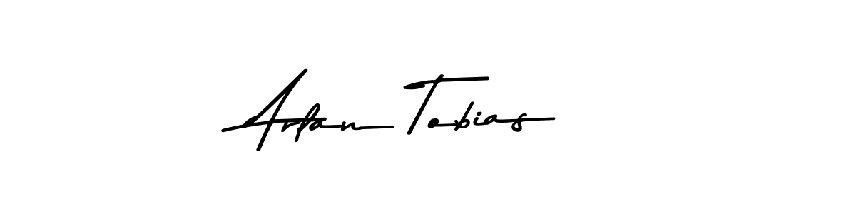 Design your own signature with our free online signature maker. With this signature software, you can create a handwritten (Asem Kandis PERSONAL USE) signature for name Arlan Tobias. Arlan Tobias signature style 9 images and pictures png