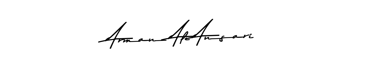 Arman Ali Ansari stylish signature style. Best Handwritten Sign (Asem Kandis PERSONAL USE) for my name. Handwritten Signature Collection Ideas for my name Arman Ali Ansari. Arman Ali Ansari signature style 9 images and pictures png