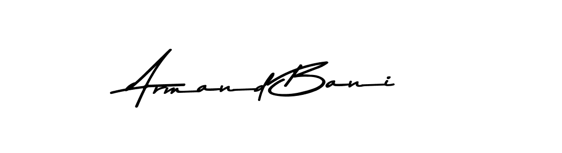 Armand Bani stylish signature style. Best Handwritten Sign (Asem Kandis PERSONAL USE) for my name. Handwritten Signature Collection Ideas for my name Armand Bani. Armand Bani signature style 9 images and pictures png
