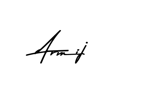 How to make Armij name signature. Use Asem Kandis PERSONAL USE style for creating short signs online. This is the latest handwritten sign. Armij signature style 9 images and pictures png