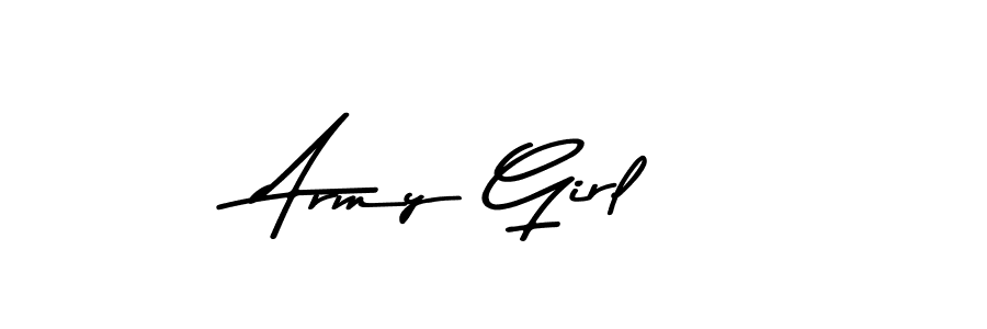 Similarly Asem Kandis PERSONAL USE is the best handwritten signature design. Signature creator online .You can use it as an online autograph creator for name Army Girl. Army Girl signature style 9 images and pictures png