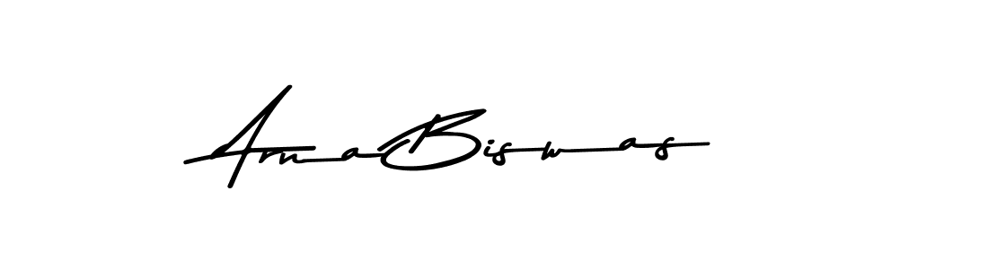 The best way (Asem Kandis PERSONAL USE) to make a short signature is to pick only two or three words in your name. The name Arna Biswas include a total of six letters. For converting this name. Arna Biswas signature style 9 images and pictures png