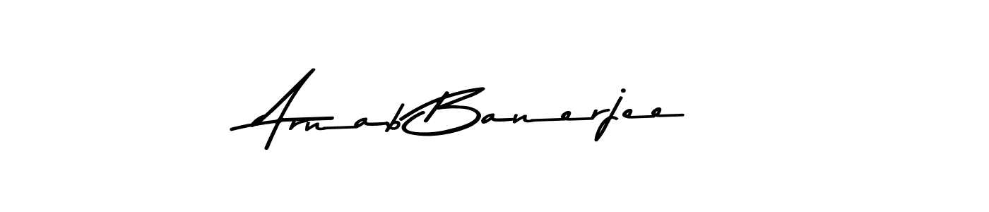 Use a signature maker to create a handwritten signature online. With this signature software, you can design (Asem Kandis PERSONAL USE) your own signature for name Arnab Banerjee. Arnab Banerjee signature style 9 images and pictures png