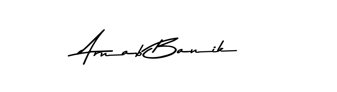 Make a beautiful signature design for name Arnab Banik. Use this online signature maker to create a handwritten signature for free. Arnab Banik signature style 9 images and pictures png