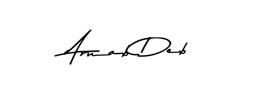 How to make Arnab Deb signature? Asem Kandis PERSONAL USE is a professional autograph style. Create handwritten signature for Arnab Deb name. Arnab Deb signature style 9 images and pictures png
