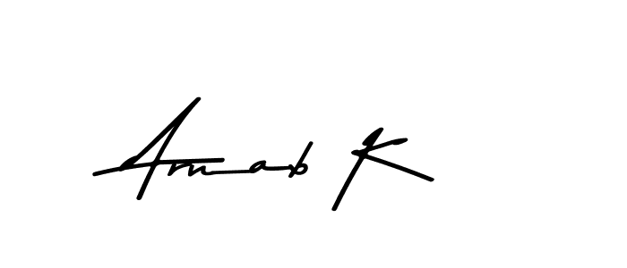 if you are searching for the best signature style for your name Arnab K. so please give up your signature search. here we have designed multiple signature styles  using Asem Kandis PERSONAL USE. Arnab K signature style 9 images and pictures png