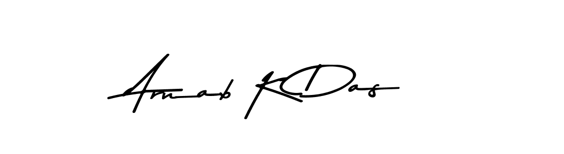 You should practise on your own different ways (Asem Kandis PERSONAL USE) to write your name (Arnab K Das) in signature. don't let someone else do it for you. Arnab K Das signature style 9 images and pictures png