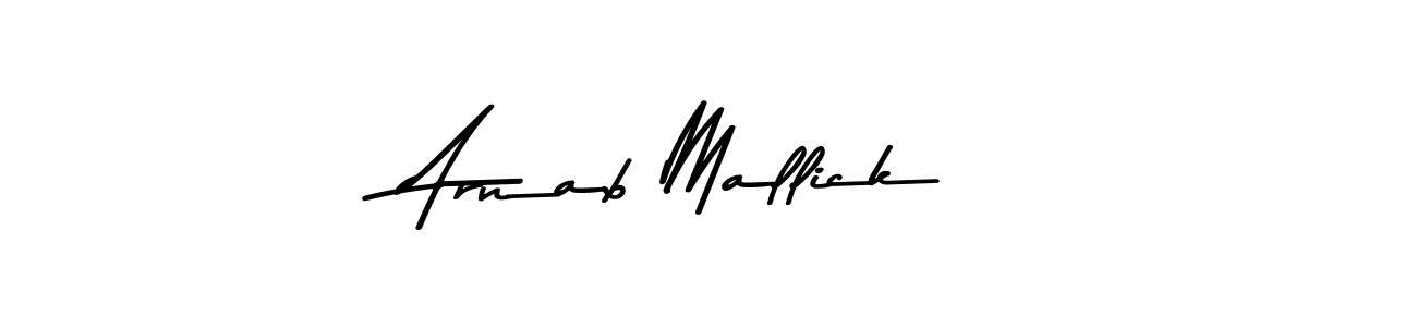Use a signature maker to create a handwritten signature online. With this signature software, you can design (Asem Kandis PERSONAL USE) your own signature for name Arnab Mallick. Arnab Mallick signature style 9 images and pictures png