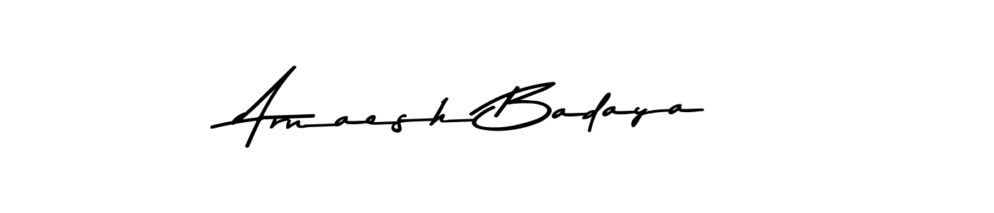 Design your own signature with our free online signature maker. With this signature software, you can create a handwritten (Asem Kandis PERSONAL USE) signature for name Arnaesh Badaya. Arnaesh Badaya signature style 9 images and pictures png