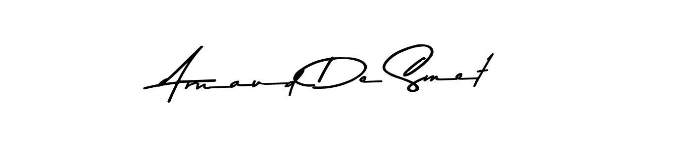 How to make Arnaud De Smet name signature. Use Asem Kandis PERSONAL USE style for creating short signs online. This is the latest handwritten sign. Arnaud De Smet signature style 9 images and pictures png