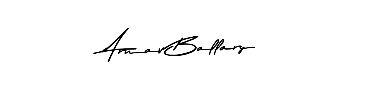 How to make Arnav Ballary signature? Asem Kandis PERSONAL USE is a professional autograph style. Create handwritten signature for Arnav Ballary name. Arnav Ballary signature style 9 images and pictures png