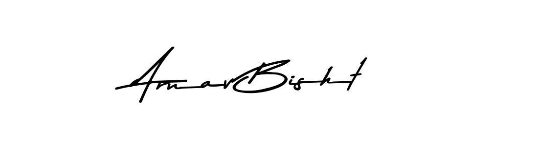 Design your own signature with our free online signature maker. With this signature software, you can create a handwritten (Asem Kandis PERSONAL USE) signature for name Arnav Bisht. Arnav Bisht signature style 9 images and pictures png