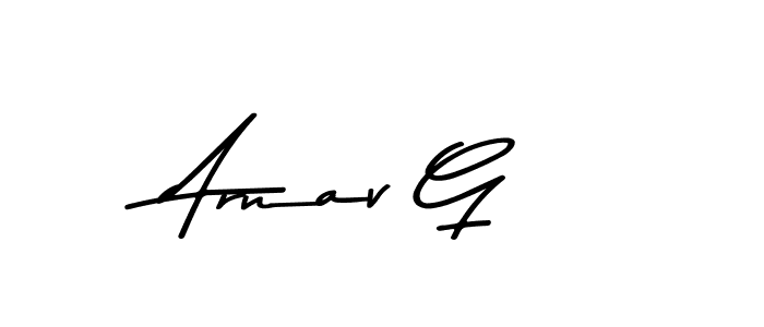 Similarly Asem Kandis PERSONAL USE is the best handwritten signature design. Signature creator online .You can use it as an online autograph creator for name Arnav G. Arnav G signature style 9 images and pictures png