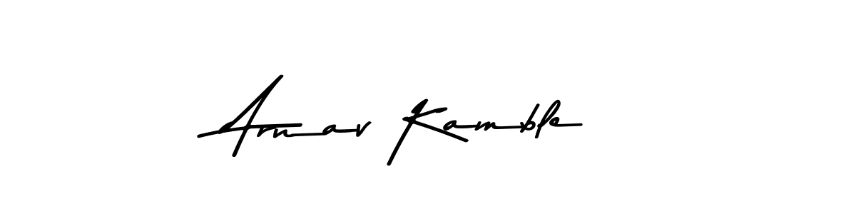 The best way (Asem Kandis PERSONAL USE) to make a short signature is to pick only two or three words in your name. The name Arnav Kamble include a total of six letters. For converting this name. Arnav Kamble signature style 9 images and pictures png