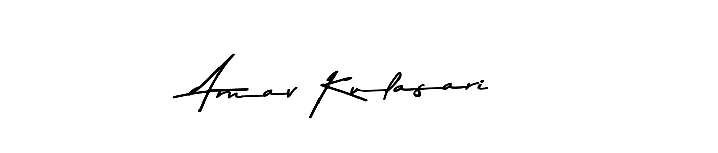 Here are the top 10 professional signature styles for the name Arnav Kulasari. These are the best autograph styles you can use for your name. Arnav Kulasari signature style 9 images and pictures png