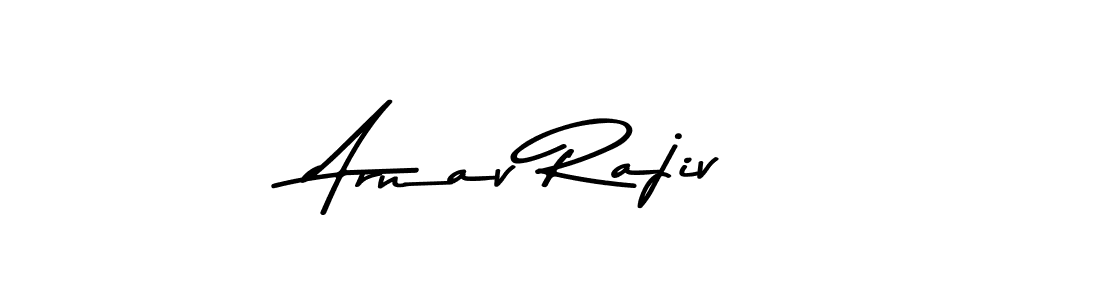 Create a beautiful signature design for name Arnav Rajiv. With this signature (Asem Kandis PERSONAL USE) fonts, you can make a handwritten signature for free. Arnav Rajiv signature style 9 images and pictures png
