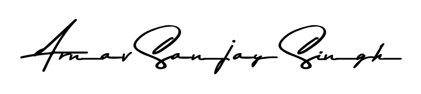 Explore multiple handwriting variations for Arnav Sanjay Singh including this stunning Asem Kandis PERSONAL USE design. Free to use across all platforms. Arnav Sanjay Singh signature style 9 images and pictures png