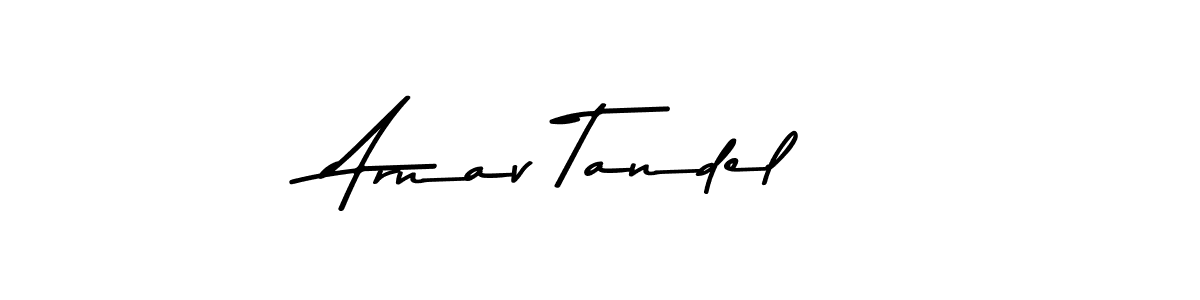 Use a signature maker to create a handwritten signature online. With this signature software, you can design (Asem Kandis PERSONAL USE) your own signature for name Arnav Tandel. Arnav Tandel signature style 9 images and pictures png
