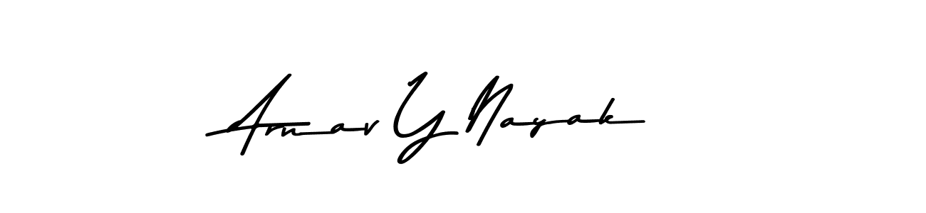 You can use this online signature creator to create a handwritten signature for the name Arnav Y Nayak. This is the best online autograph maker. Arnav Y Nayak signature style 9 images and pictures png